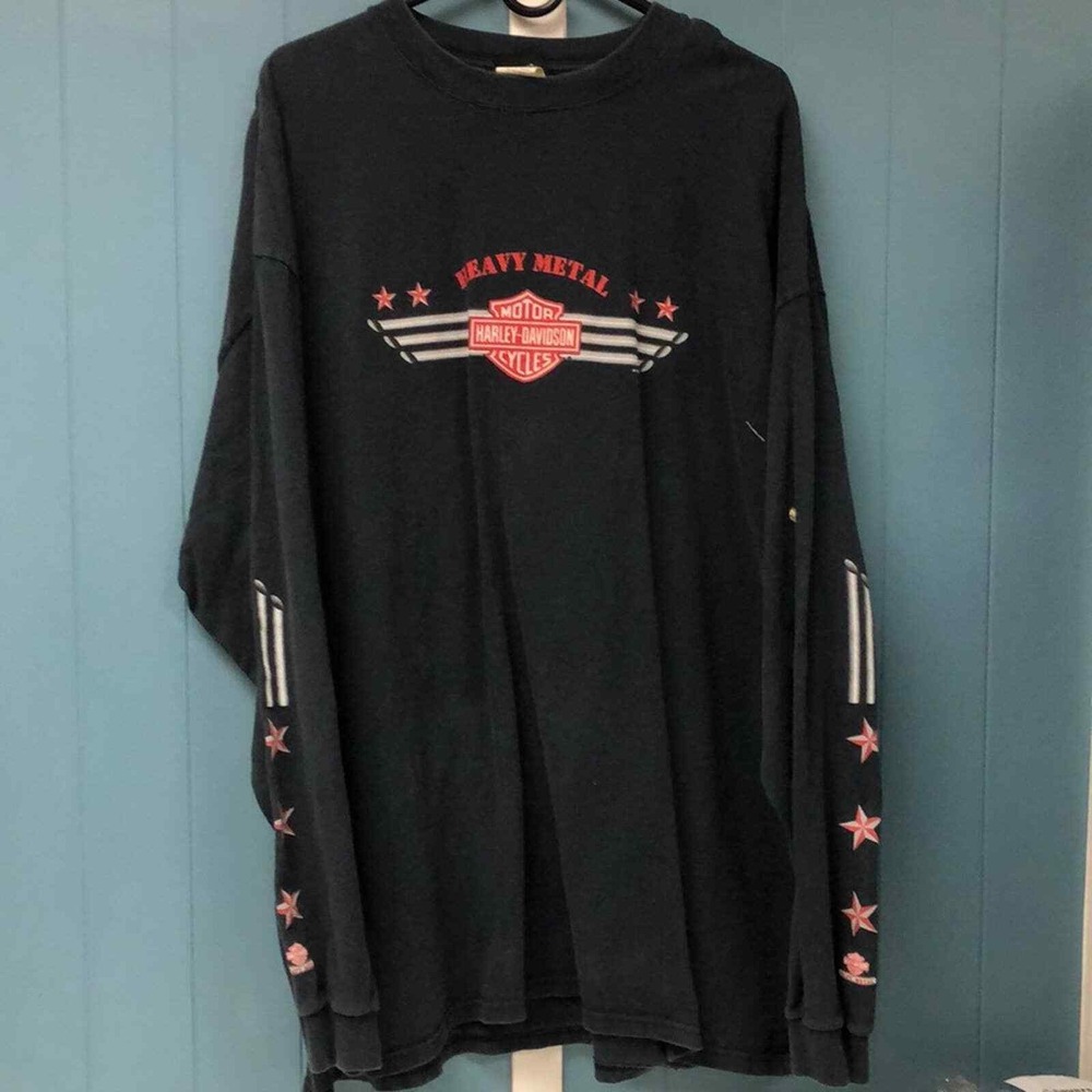 Harley-Davidson Heavy Metal long sleeve T shirt mens 3XL Pomona Valley Montclair